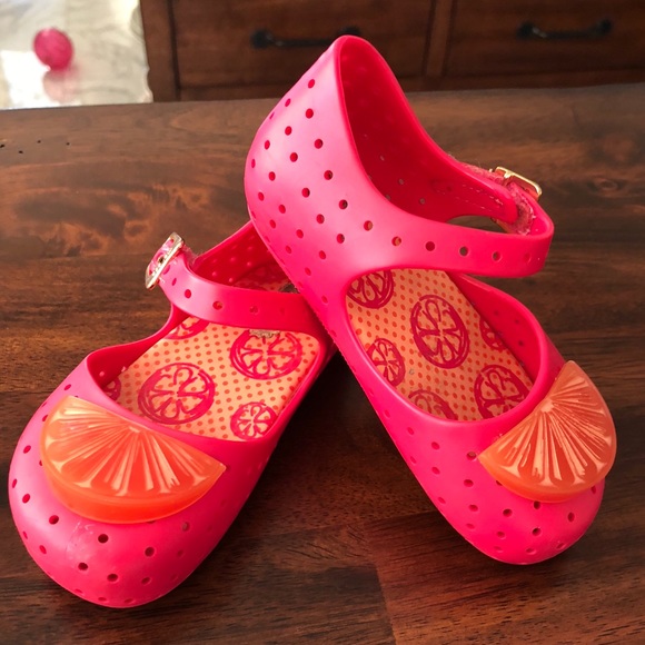Mini Melissa Other - Melissa Orange Slice Shoes